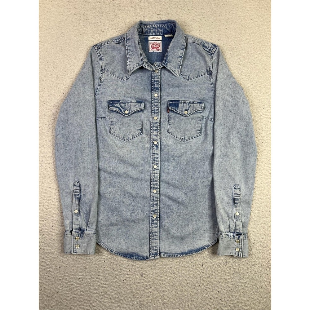 Levi's Light Wash Denim Button-Down Shirt